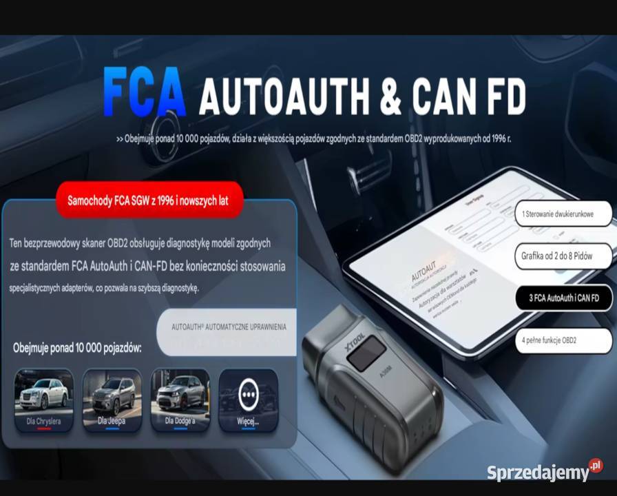 Xtool A30M V2 interfejs diagnostyczny Bluetooth Piotrków Trybunalski