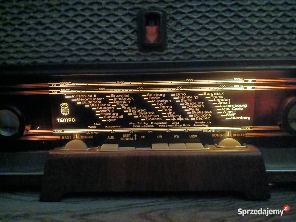 Radio lampowe firmy Minerva małopolskie