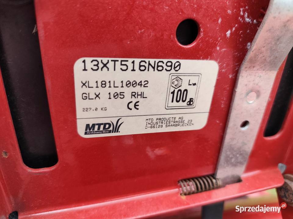 Kosiarka traktorek MTD Gutbrod glx 105 RHL Rzeczniów