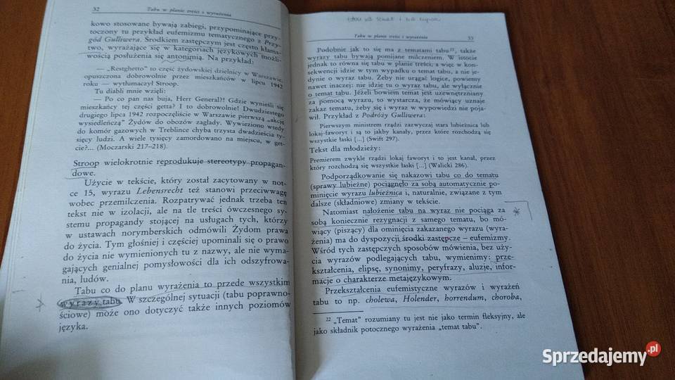 Szkice o tabu językowym Zenon Leszczyński Kultura i Rozrywka