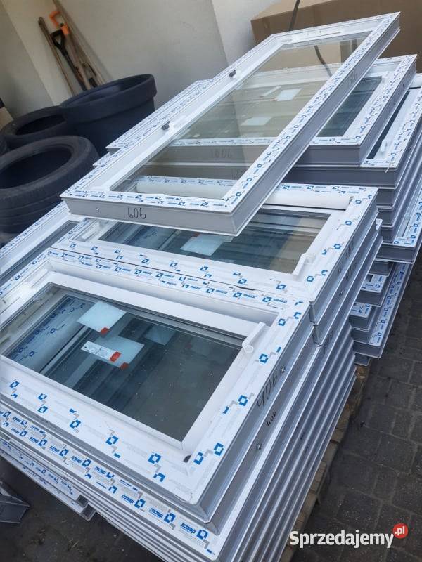 OKNA plastikowe PCV rolnicze gospodarcze Budownictwo i akcesoria Laskowo sprzedam