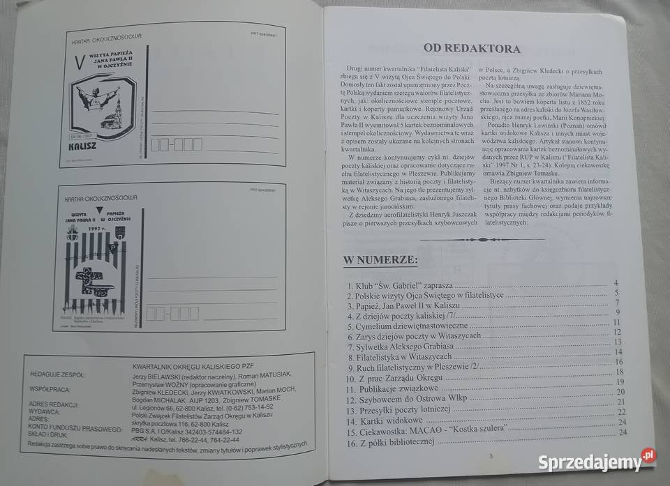 Kwartalnik Filatelista Kaliski 2 54 Koźminek