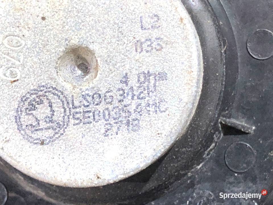 GŁOŚNIKI KOMPLET SKODA OCTAVIA III 5E0035411C Sprzęt audio fabryczny