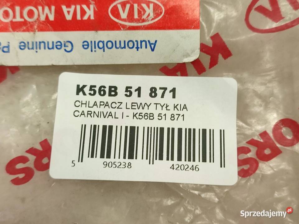 CHLAPACZ LEWY TYŁ KIA CARNIVAL I 19982005 sprzedam
