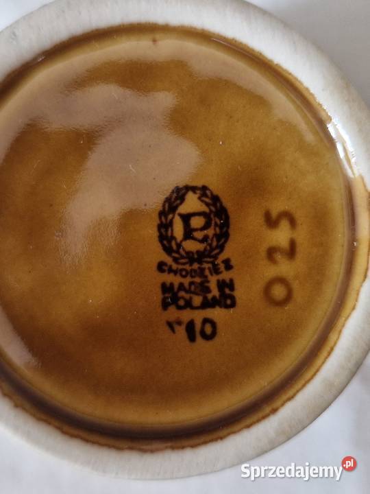 Porcelitowy kubek bez ucha 2 Chodzież vintage Warszawa sprzedam