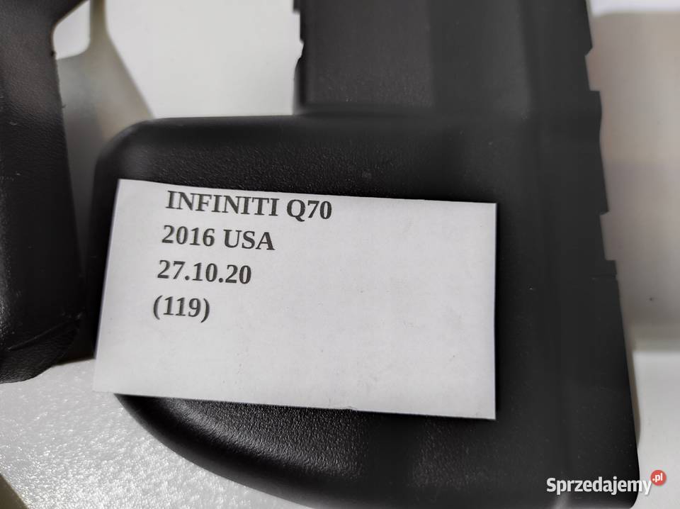 OSŁONA ZAŚLEPKA SZYNY FOTELA INFINITI Q70 M37 Nowy Tomyśl