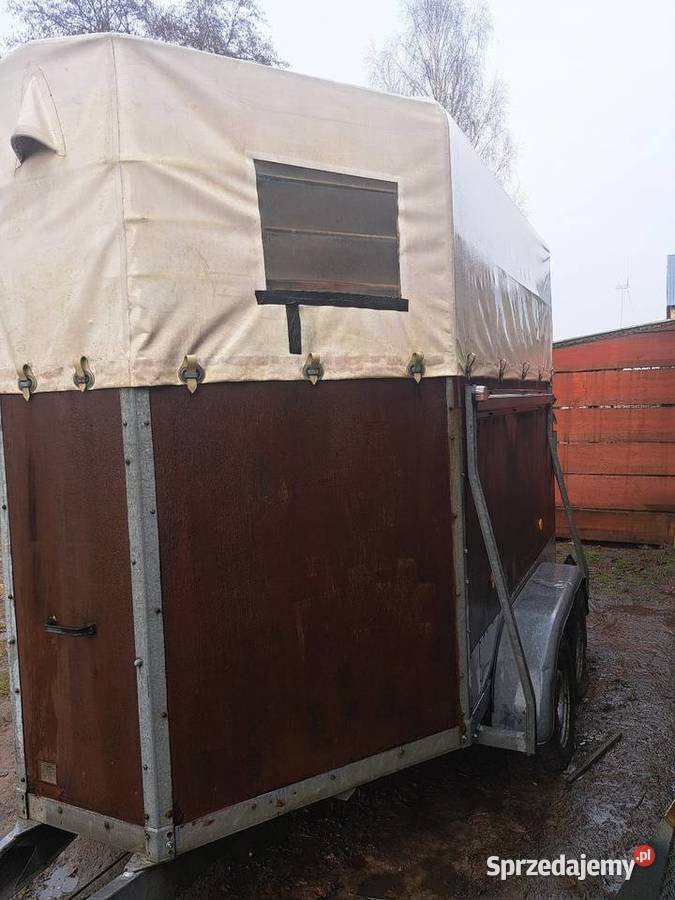 Przyczepka do przewozu koni lubelskie Natalin sprzedam