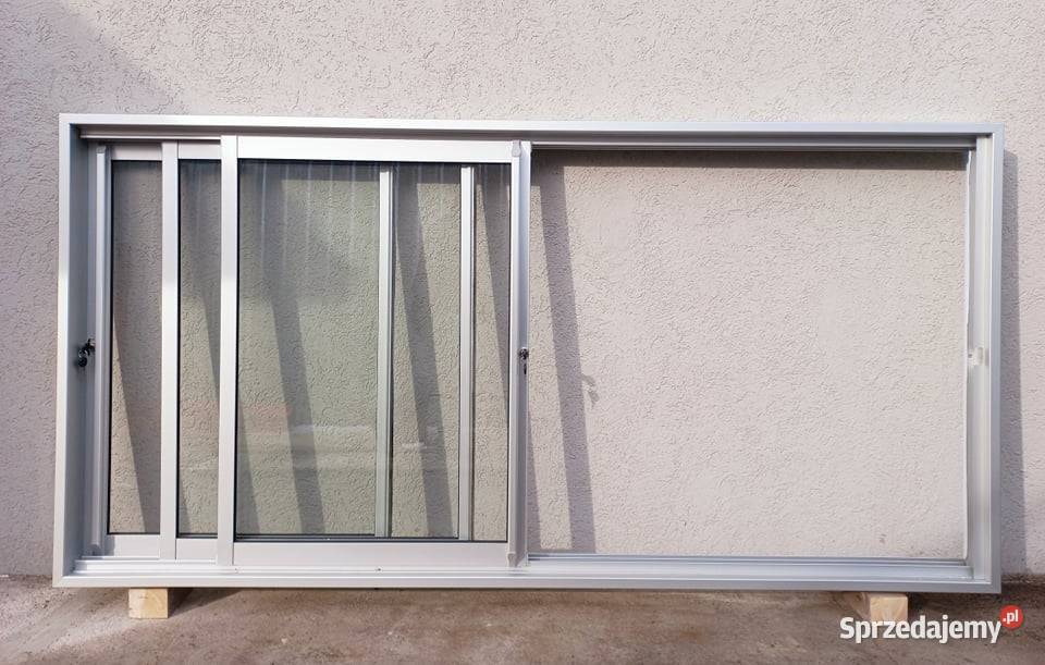 Okno do kontenera stróżówki baru przyczepy 120cm