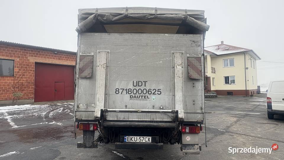 Sprzedam MercedesBenz 814D 1996 Winda Dautel 79 Skrzynie z plandeką Kutno sprzedam