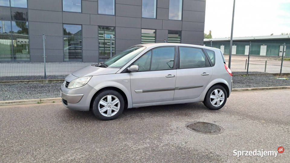 Renault Scenic II 15dci 101 2004r 2wł Klima diesel Samochody osobowe Pabianice