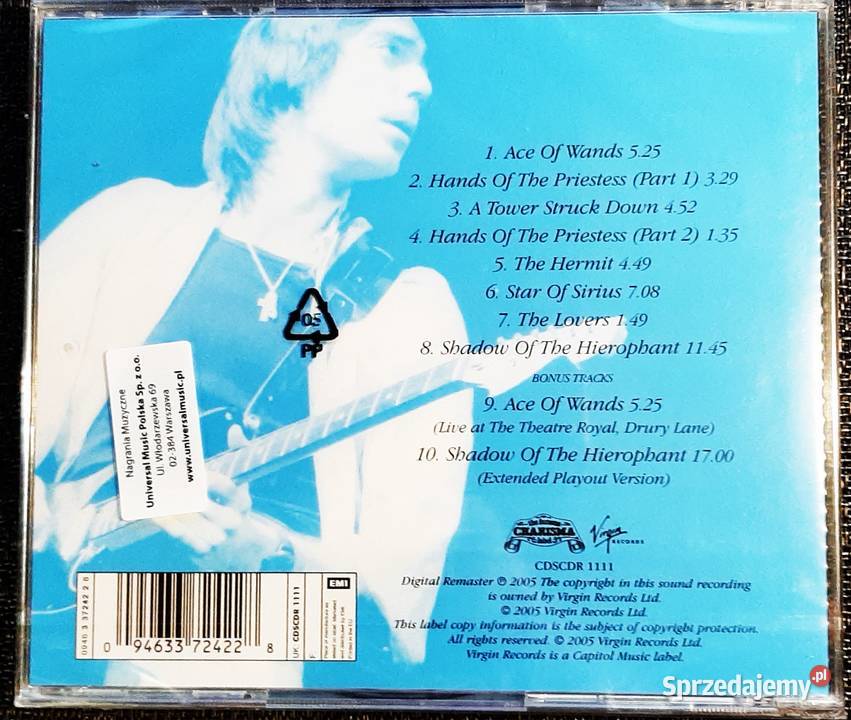 Sprzedam CD Gitarzysta zespołu Genesis Steve sprzedam