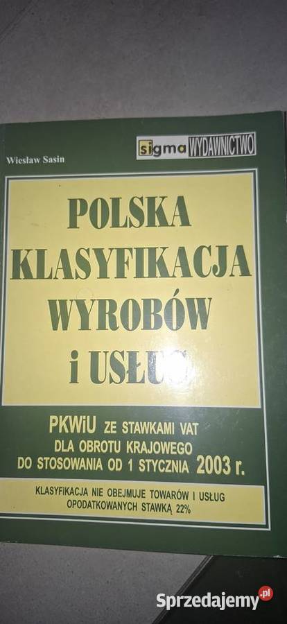 Archiwalna publikacja PKWiU Biały kruk Swarzędz sprzedam