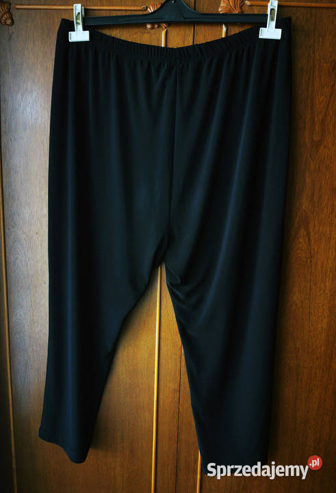 Legginsy damskie cienkie czarne duży rozmiar Rozmiar 52 Polkowice sprzedam