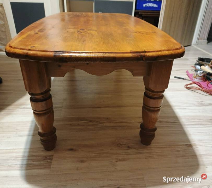 Ława drewniana toczone nogi Turek