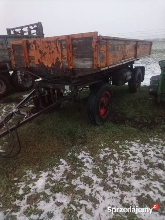Przyczepa wywrotka w 3 strony Przyczepy rolnicze Przyczepy rolnicze Leszno