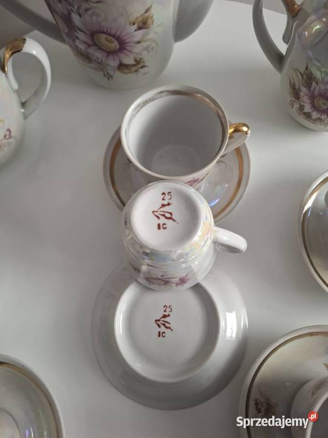 Komplet porcelanowy PRL PRL śląskie Rybnik