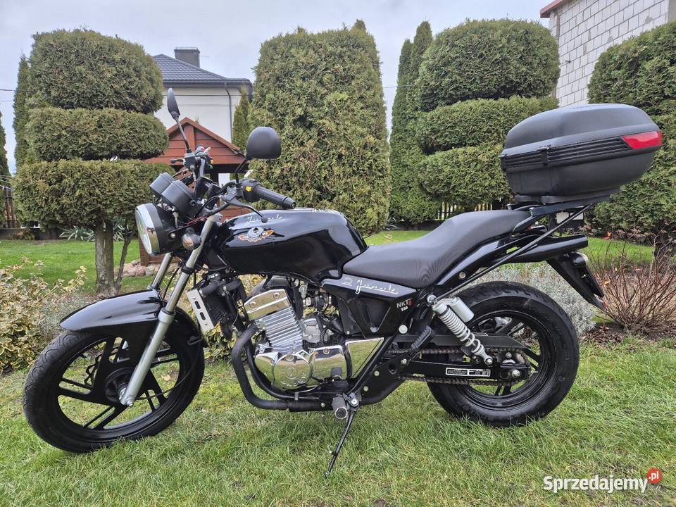 Junak M25 Raptor 250cc chlodzony cieczą kufer Ciechanowiec