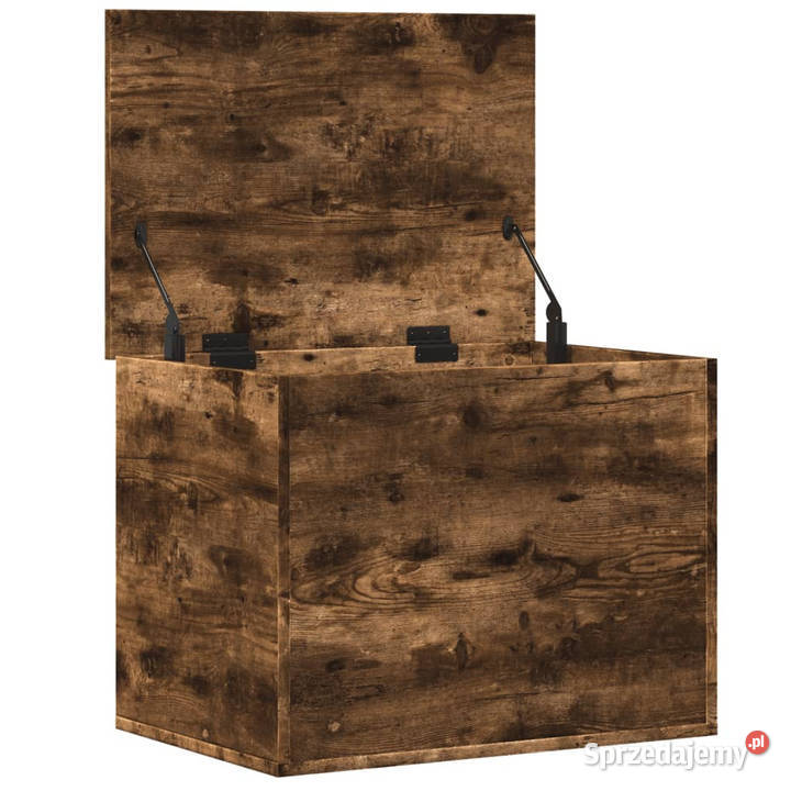 Skrzynia przydymiony dąb 60x42x46 materiał Warszawa