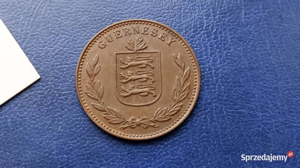 Stare monety 8 doubles 1938 Guernsey Lesko sprzedam