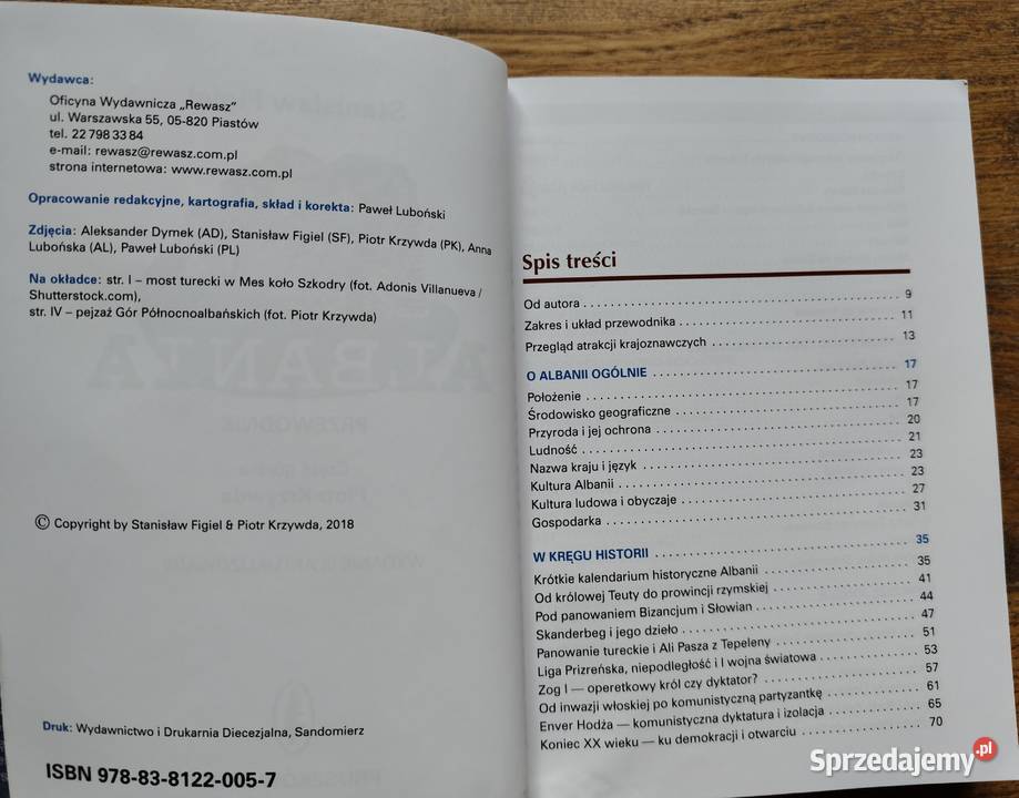 Albania St Figiel przewodnik Rewasz małopolskie Kraków
