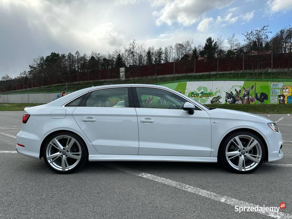 Audi A3 SLine 4x4 lakier biała perła felgi 19 Jawornik sprzedam