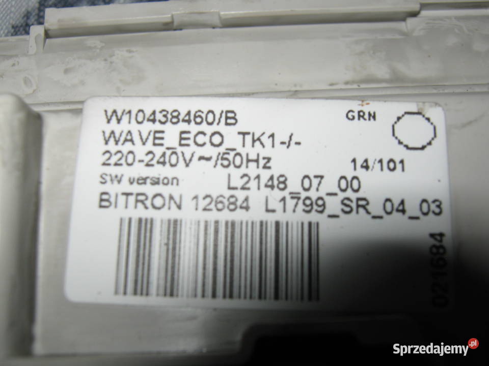 WHIRLPOOL AWE 50210 400010499797 MODUŁ PRALKI Pralki i suszarki małopolskie Nowy Sącz