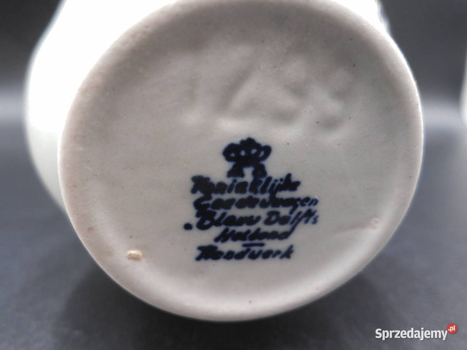 Wazonwazonik DELFT Porcelana i szkło Raszków