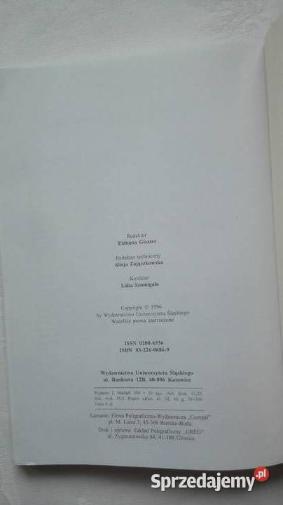 PUngerProcesy alokacji w nowoczesnej gospodarce miękka Katowice