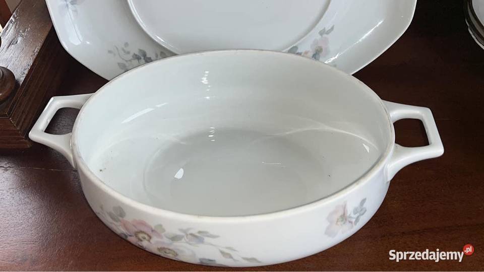 Waza Rosenthal z tacą Syg Thomas Bavaria Lata pomorskie Gdańsk