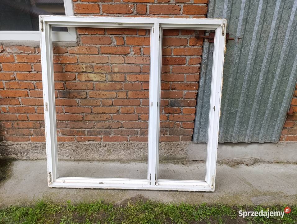 Okna dwuskrzydłowe z demontażu 146x143 Okna dachowe Lubocz