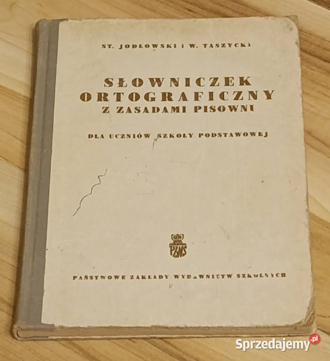 St Jodłowski i W Taszycki Słowniczek Siedlce sprzedam
