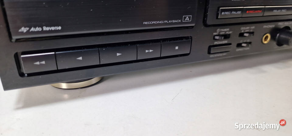 Magnetofon Cassette Deck Kenwood KXW6040 KX W Międzychód sprzedam