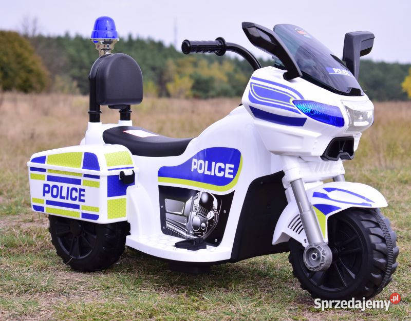Autko motor MOTOREK POLICYJNY na akumulator Myszków sprzedam