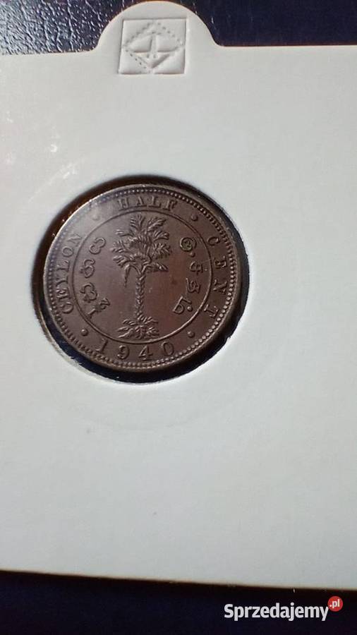 Stare monety 12 cent 1940 Cejlon podkarpackie Lesko
