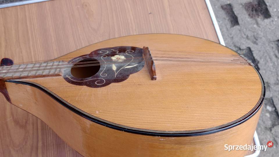 Stara ładna mandolina ośmiostrunowa Antyki Łódź sprzedam