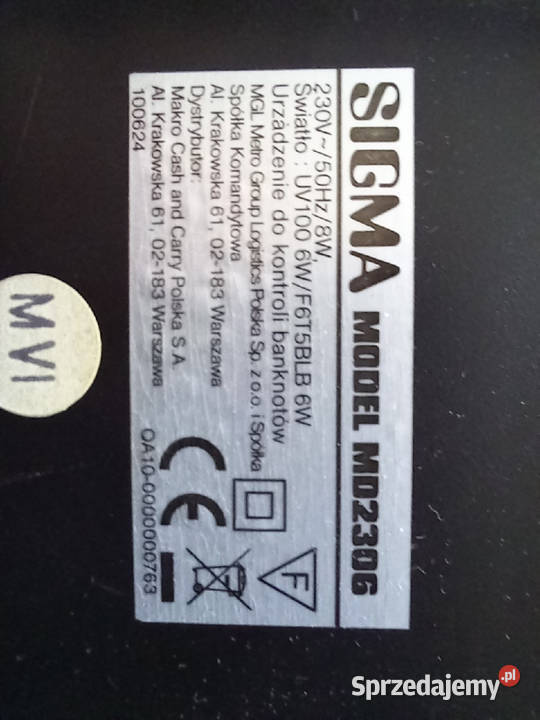 Tester SIGMA MD2306 Tomaszów Lubelski