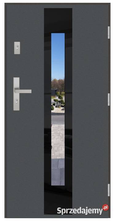 Drzwi wejściowe GADOT 72 mm SI04 GLASS PREMIUM Ciemniewo