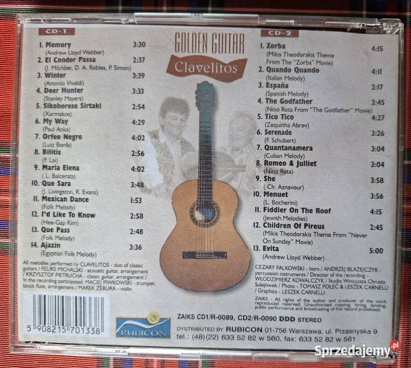Golden Guitar Clavelitos 2 CD CD
