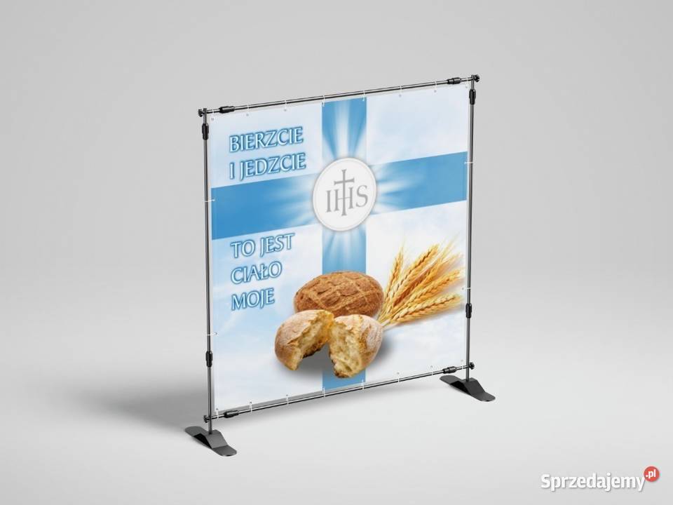 Ołtarz na Boże Ciało dekoracja baner 15x15m wzór