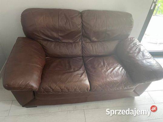 Sofa kanapa skórzana dwójka
