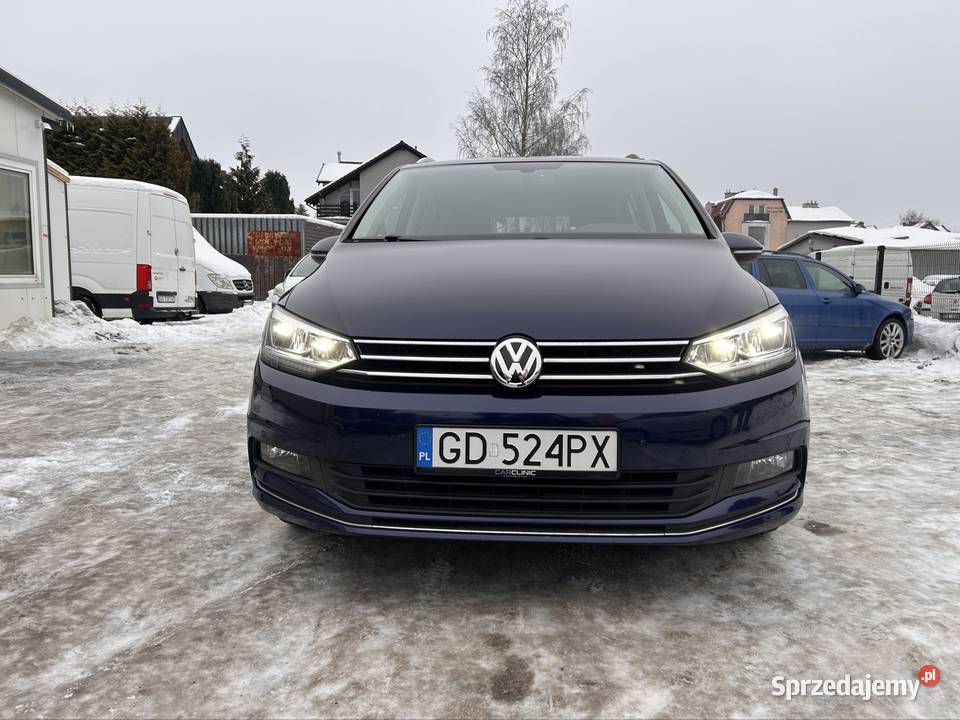 VW Touran 7os Salon 1 Właściciel FV 23 Highline Gdańsk sprzedam