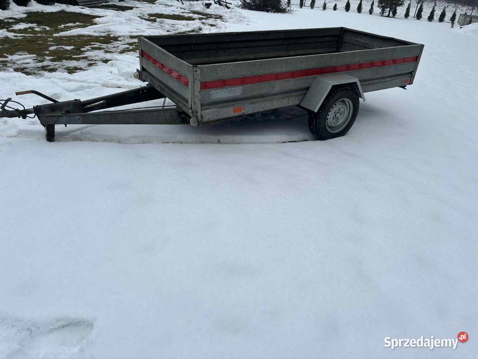 przyczepka samochodowa Niewiadów z chamulcem Andrychów