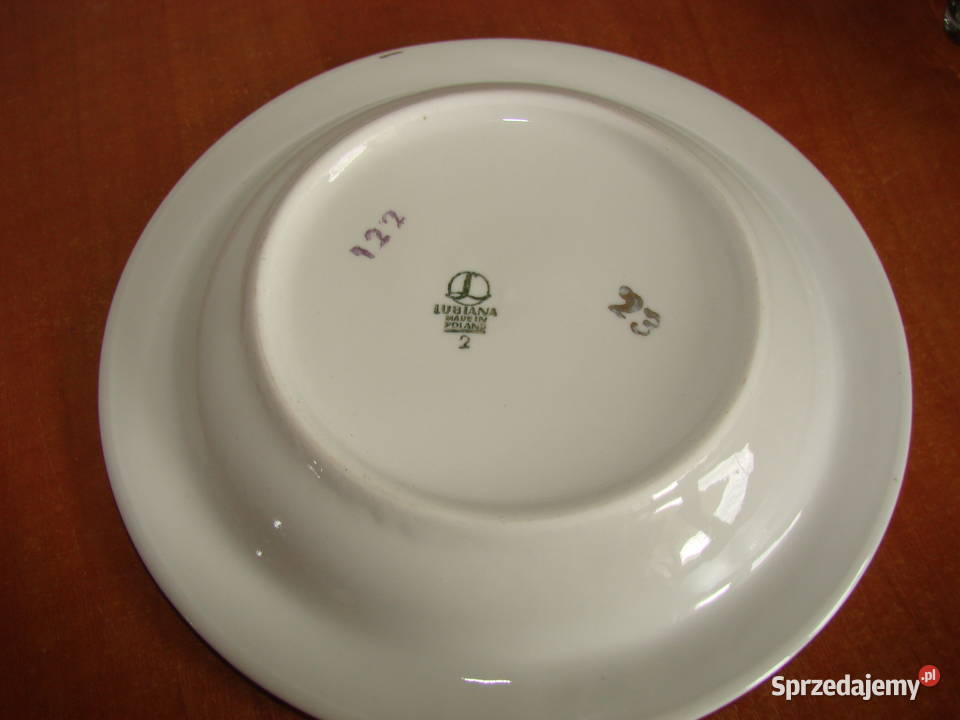 Lubiana wzór kaszubski popielniczka PRL