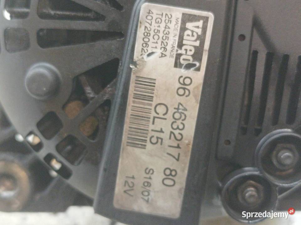 ALTERNATOR 9646321780 16 HDI Peugeot Partner I