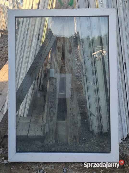 OKNA KacprzaK Witryna 94X120 FIX Używany PCV Okna ścienne mazowieckie Siedlce