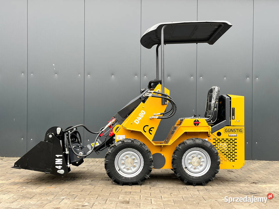 Miniładowarka kołowa skid steer 480 Gnstig D480 Kęty