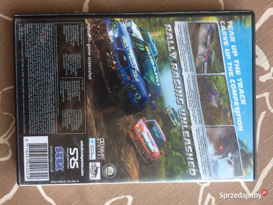 Gra PC Sega Rally wyścigi kujawsko-pomorskie Sępólno Krajeńskie