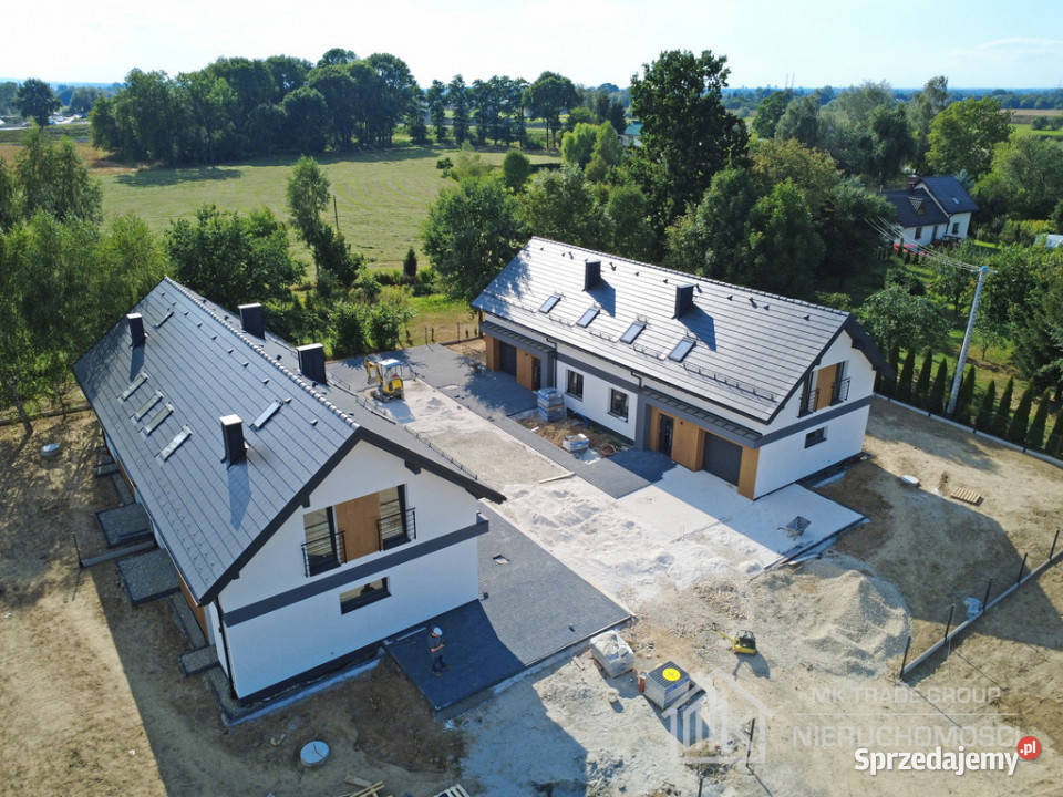 Gotowy nowy dom w zabudowie bliźniaczej 5 pokoi Niepołomice