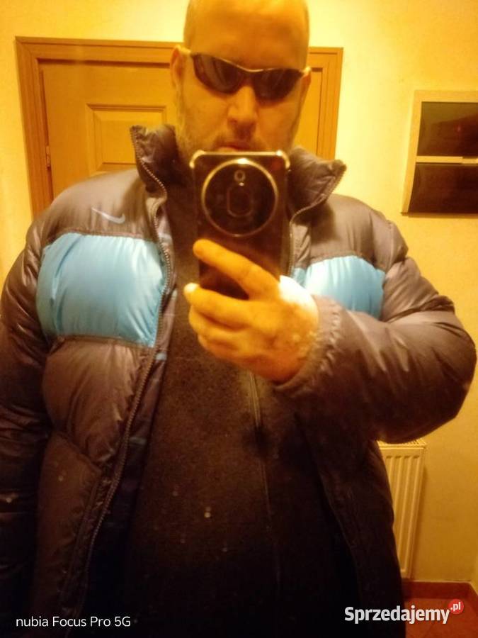 Kurtka zimowa puchowa dwustronna Nike xxl w Warszawa