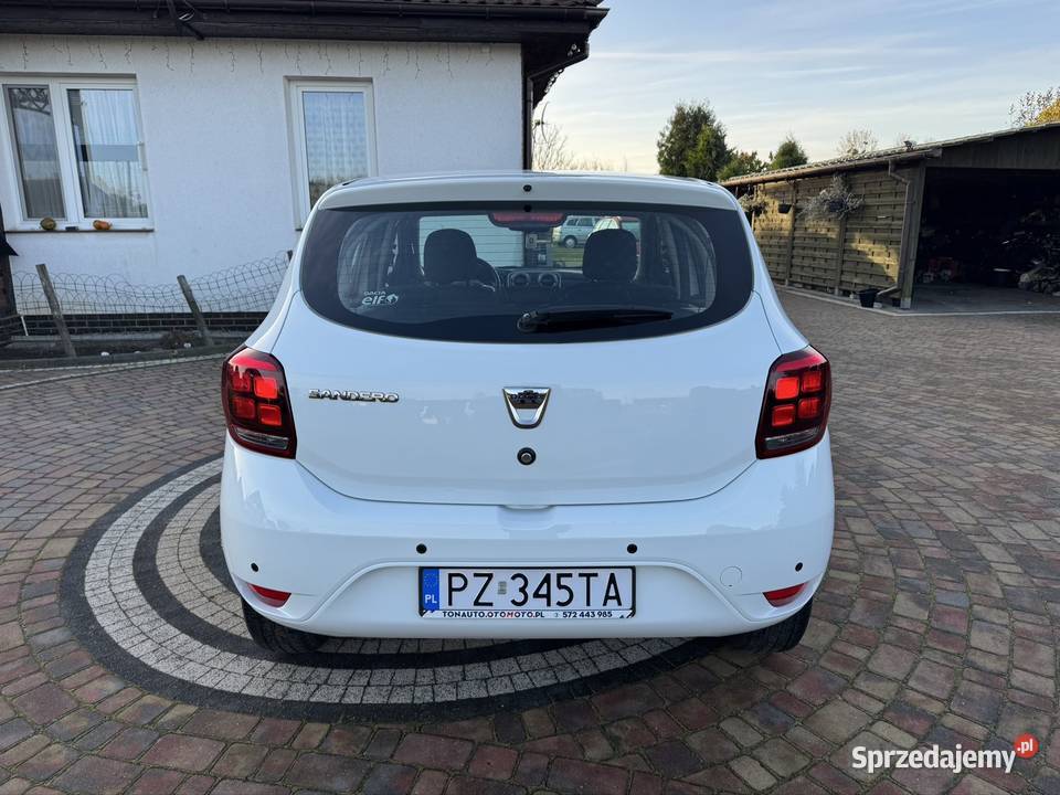 Dacia Sandero 2019 Salon Polska Benzyna Klima nieuszkodzony Sandero Drezdenko